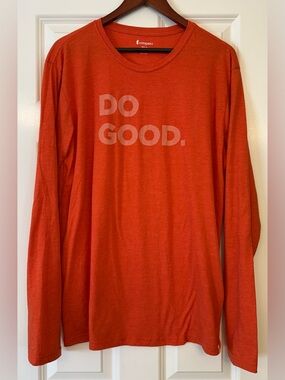 Cotopaxi Do Good Long Sleeve Tee XL Men’s Graphic Shirt Outdoor Activewear